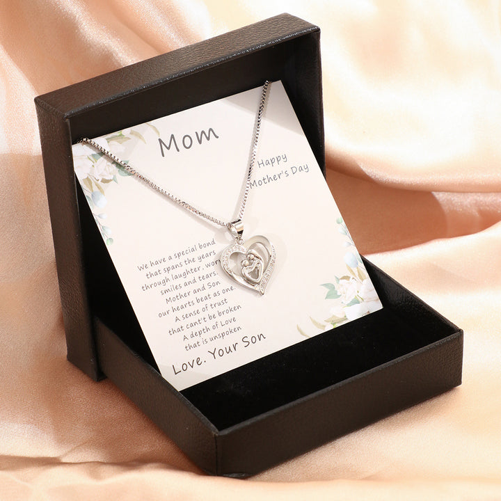 Muttertag Halskette Geschenk box Modeschmuck